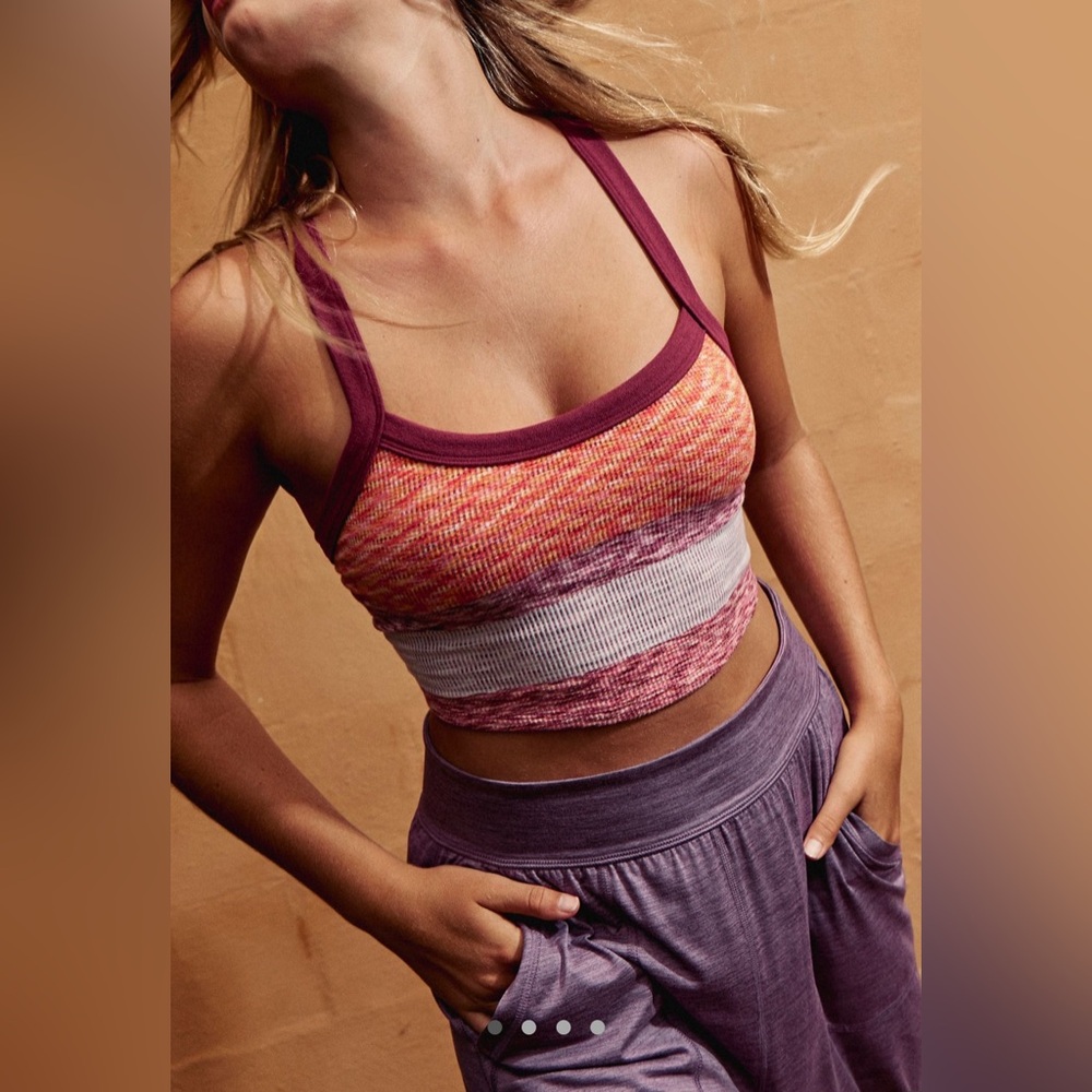 NWT FP Movement All Clear Cami Space Dye - Electric Sunset Combo